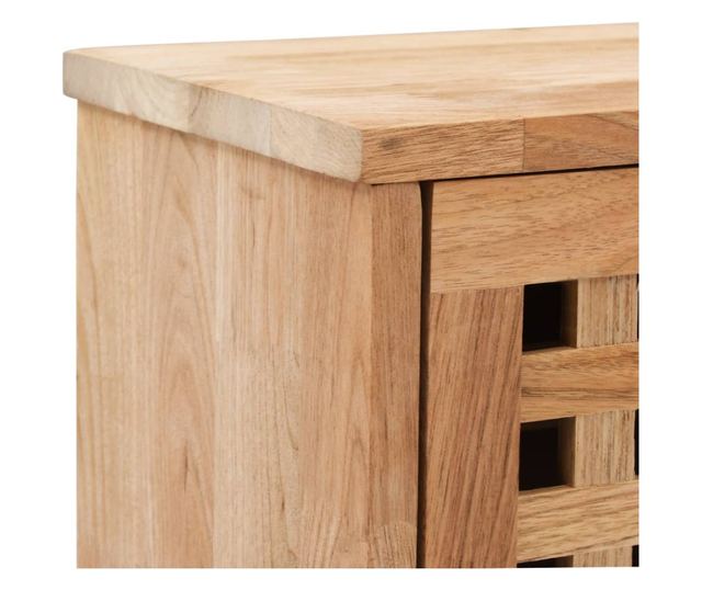 Klupa za pohranu cipela, 94x20x38 cm, masivno drvo oraha