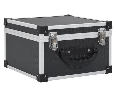 Kutija za 40 CD-ova aluminijska ABS crna