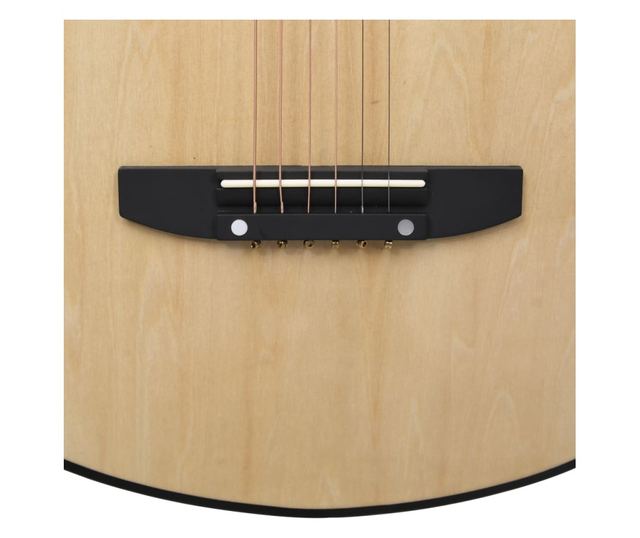 Akustična gitara Western s prorezom i 6 žica 38 " od drva lipe