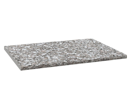 Blat de bucatarie, gri cu textura granit, 80x60x2,8 cm, PAL