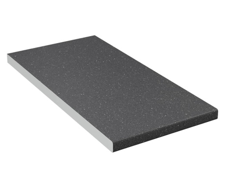 Blat kuchenny, czarny o strukturze granitu, 30x60x2,8 cm, płyta