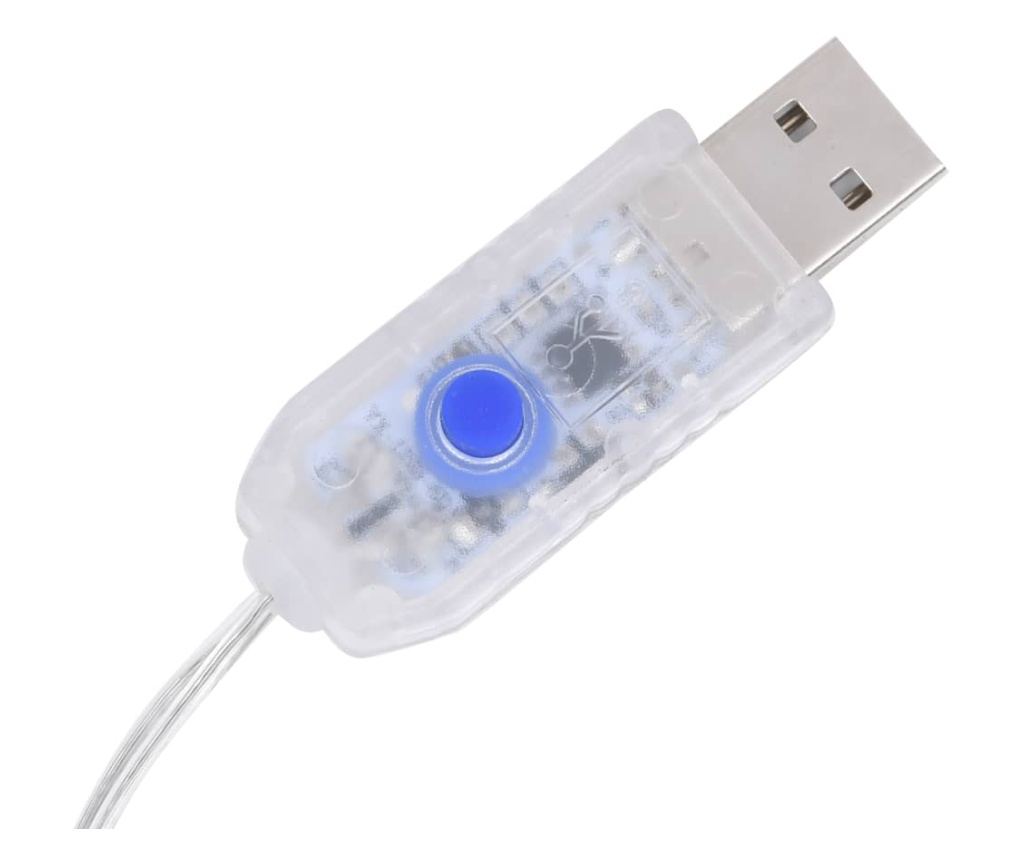 Svjetla mjeseca i zvijezda, 345 LED-ica, toplo bijelo, s daljinskim upravljačem - 6