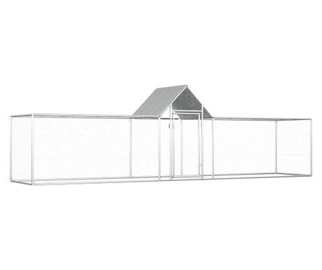 Kokošnjak 5x1x1,5 m pocinkano jeklo