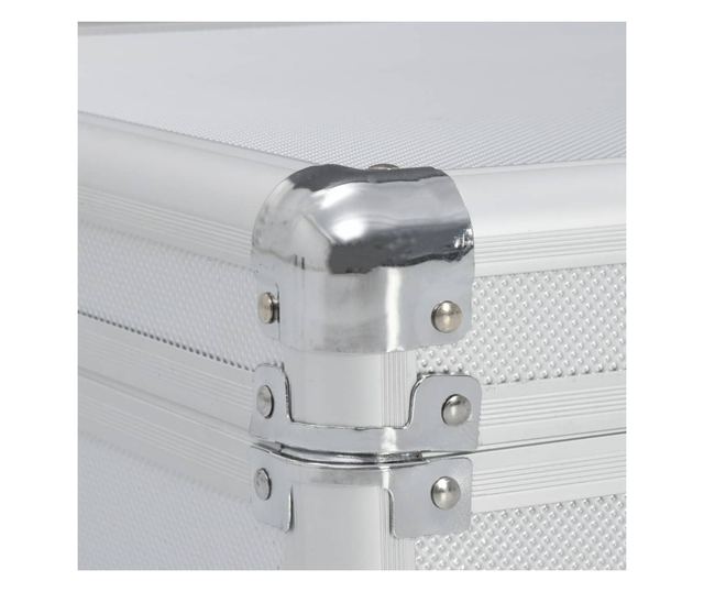 Kutija za oružje srebrna 134 x 35 x 12 cm aluminijska