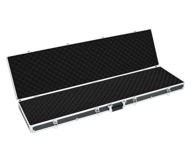 Kutija za oružje crna 134 x 35 x 12 cm aluminijska