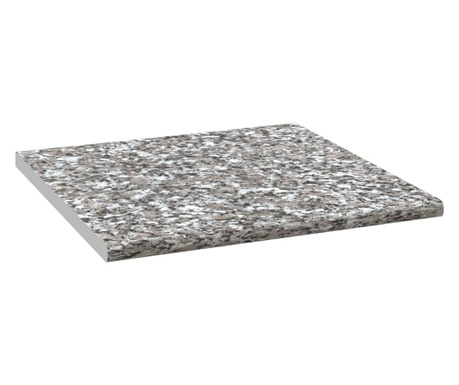 Blat kuchenny, szary o strukturze granitu, 60x60x2,8 cm, płyta
