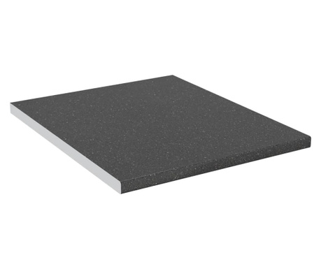 Blat kuchenny, czarny o strukturze granitu, 50x60x2,8 cm, płyta