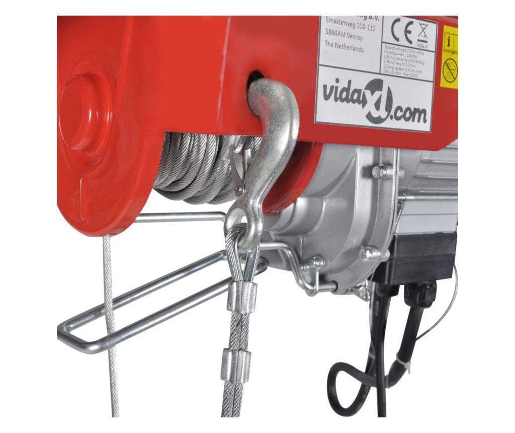 Troliu electric 1000 W 200/400 kg - 4