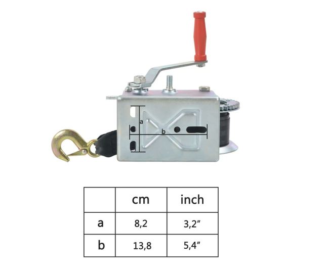 Troliu manual cu bandă, 1130 kg