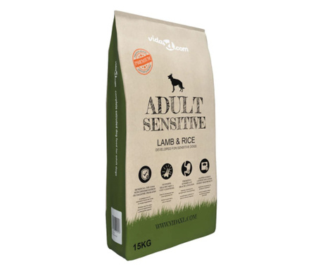 Ξηρά Τροφή Σκύλων Premium Adult Sensitive Lamb & Rice 15 κ.