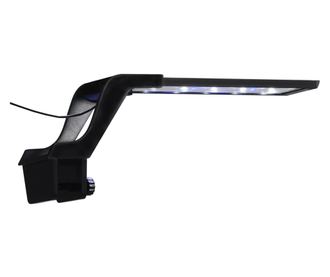 LED лампа за аквариум със скоба, 25-45 см, синьо и бяло