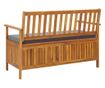 Banca de depozitare gradina, 120 cm, lemn masiv de acacia