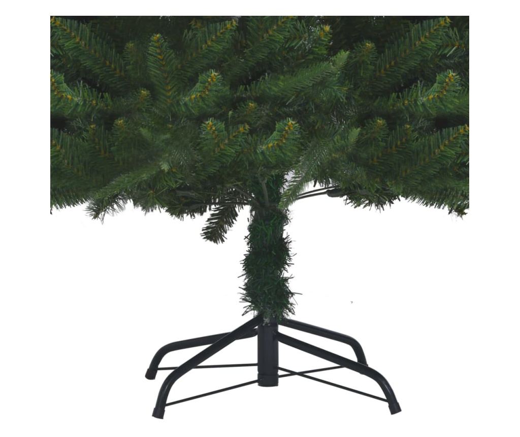Umjetni božićni bor, zeleni, 210 cm, PVC i PE - 5