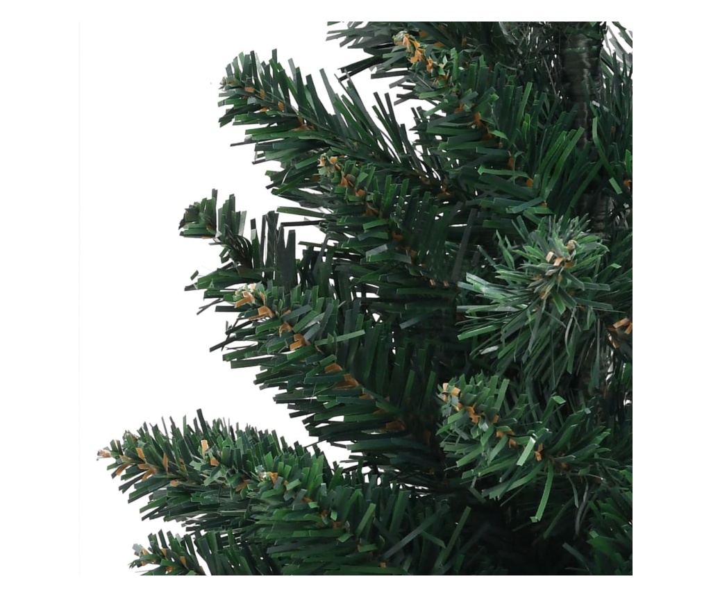Umjetno božićno drvce sa zelenim stalkom 90 cm PVC - 3