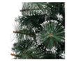 Umjetno božićno drvce sa zelenim i bijelim postoljem 60 cm PVC thumbnail 3