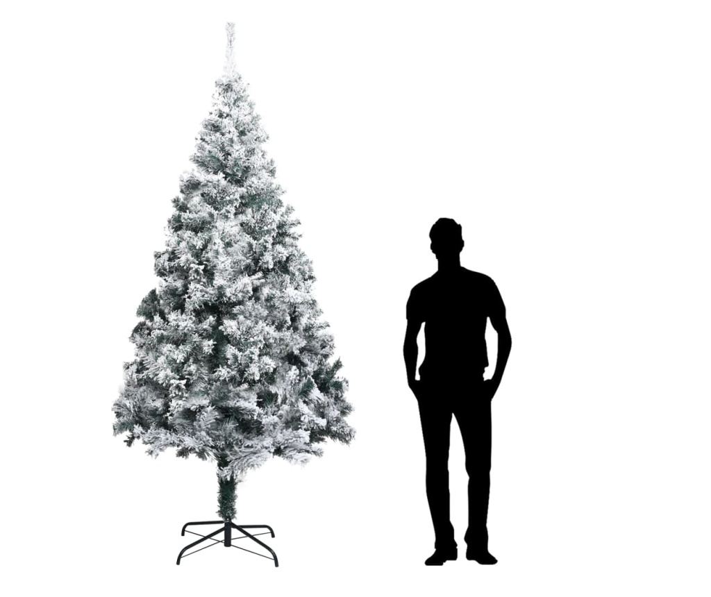 Umjetno božićno drvce sa snijegom, zeleno, 300 cm, PVC - 2