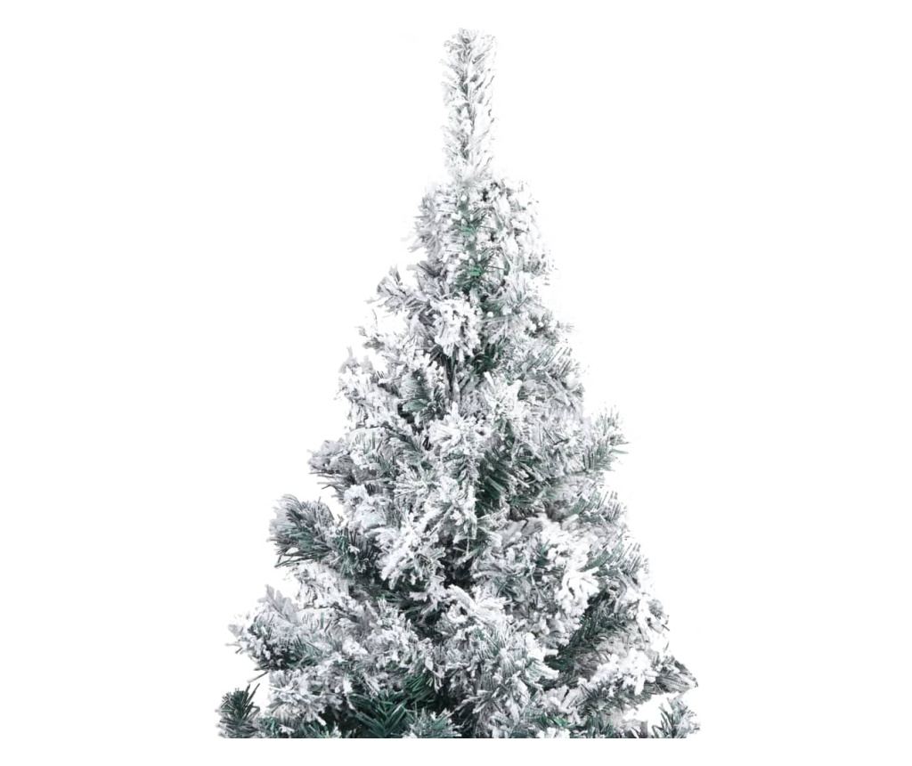 Umjetno božićno drvce sa snijegom, zeleno, 300 cm, PVC - 4