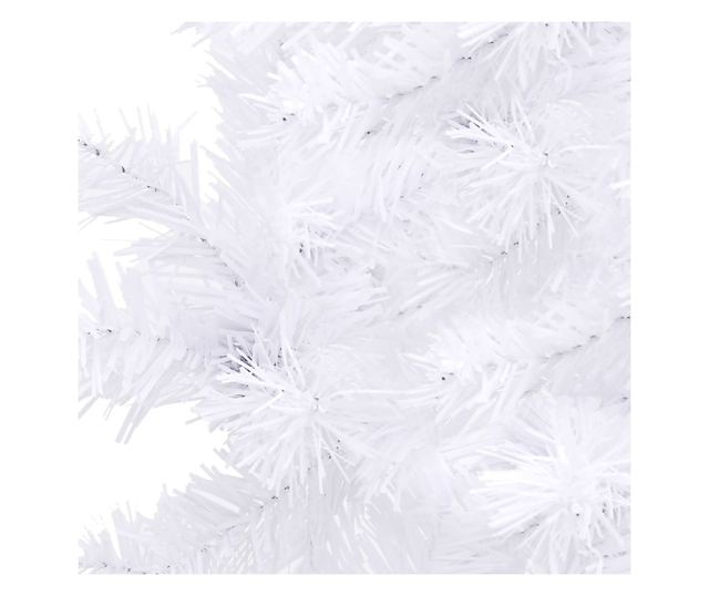 Kutno umjetno božićno drvce bijelo 180 cm PVC