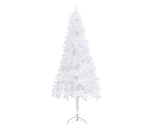 Kutno umjetno božićno drvce bijelo 180 cm PVC