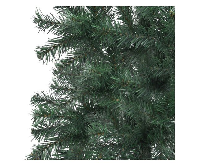 Umjetno božićno drvce za kut, zeleno, 120 cm, PVC