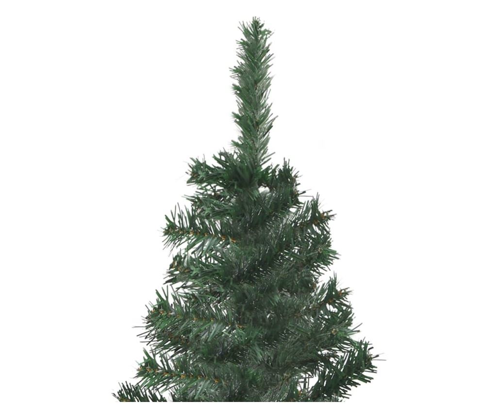 Umjetno božićno drvce, kutno, zeleno, 180 cm, PVC - 6