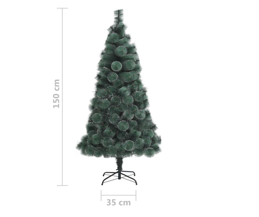 Umjetno božićno drvce sa stalkom, zeleno, 150 cm, PET - 6