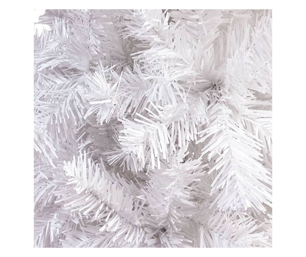 Tanka umjetna božićna jelka, bijela, 150 cm - 4