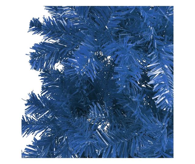 Umjetno božićno drvce tanko, plavo, 120 cm