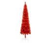 Uski umjetni božićni bor, crveni, 120 cm thumbnail 2