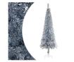 Uski umjetni božićni bor, srebrni, 180 cm thumbnail 1