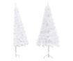 Umjetno božićno drvce za kut, bijelo, 120 cm, PVC thumbnail 2