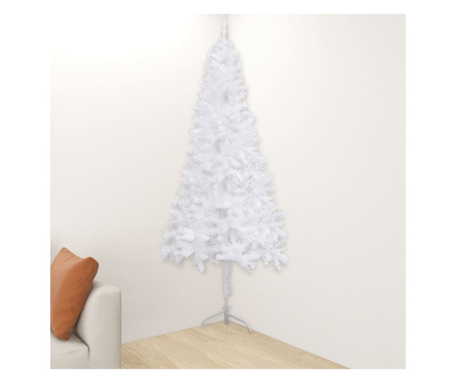 Kutno umjetno božićno drvce bijelo 180 cm PVC