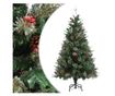 Božićno drvce s borovim češerima, zeleno, 150 cm, PVC&PE thumbnail 1