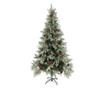 Božićno drvce s češerima, zeleno/bijelo, 225 cm, PVC&PE thumbnail 2