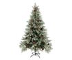 Božićno drvce s češerima, zeleno/bijelo, 120 cm, PVC&PE thumbnail 2