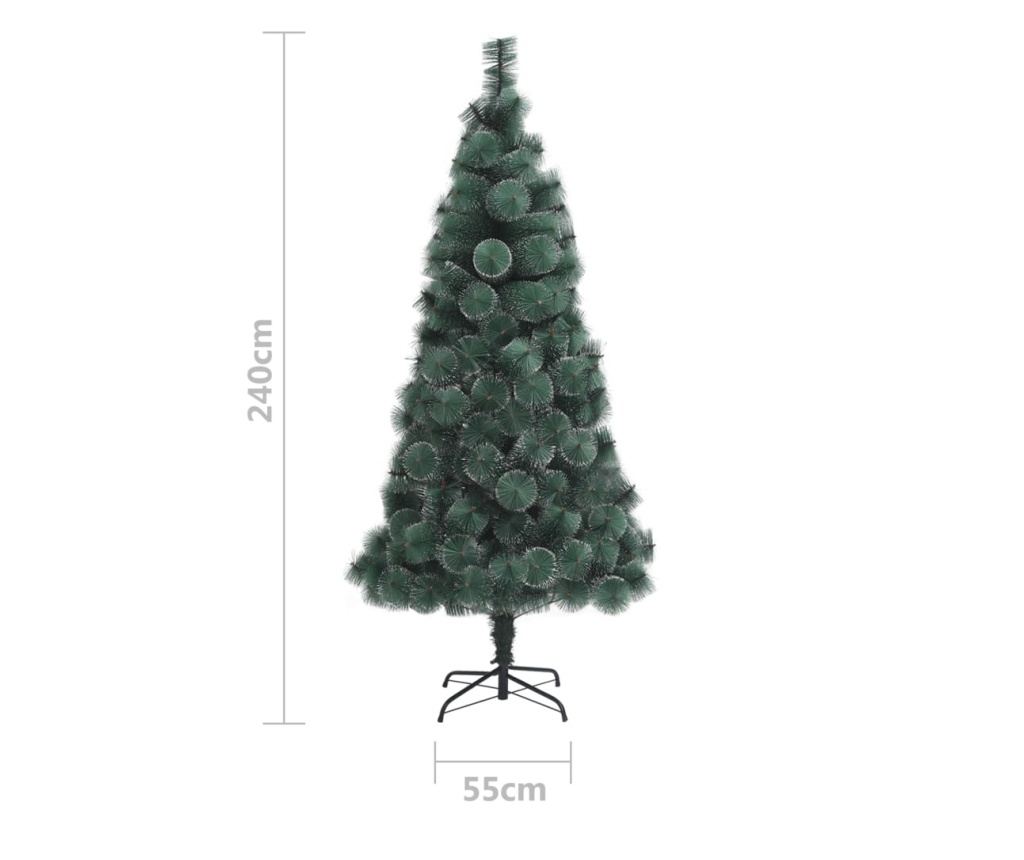 Božićno drvce s postoljem, zeleno, 240 cm, PET - 6