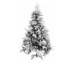 Božićno drvce sa snijegom i češerima, 120 cm, PVC&PE thumbnail 2