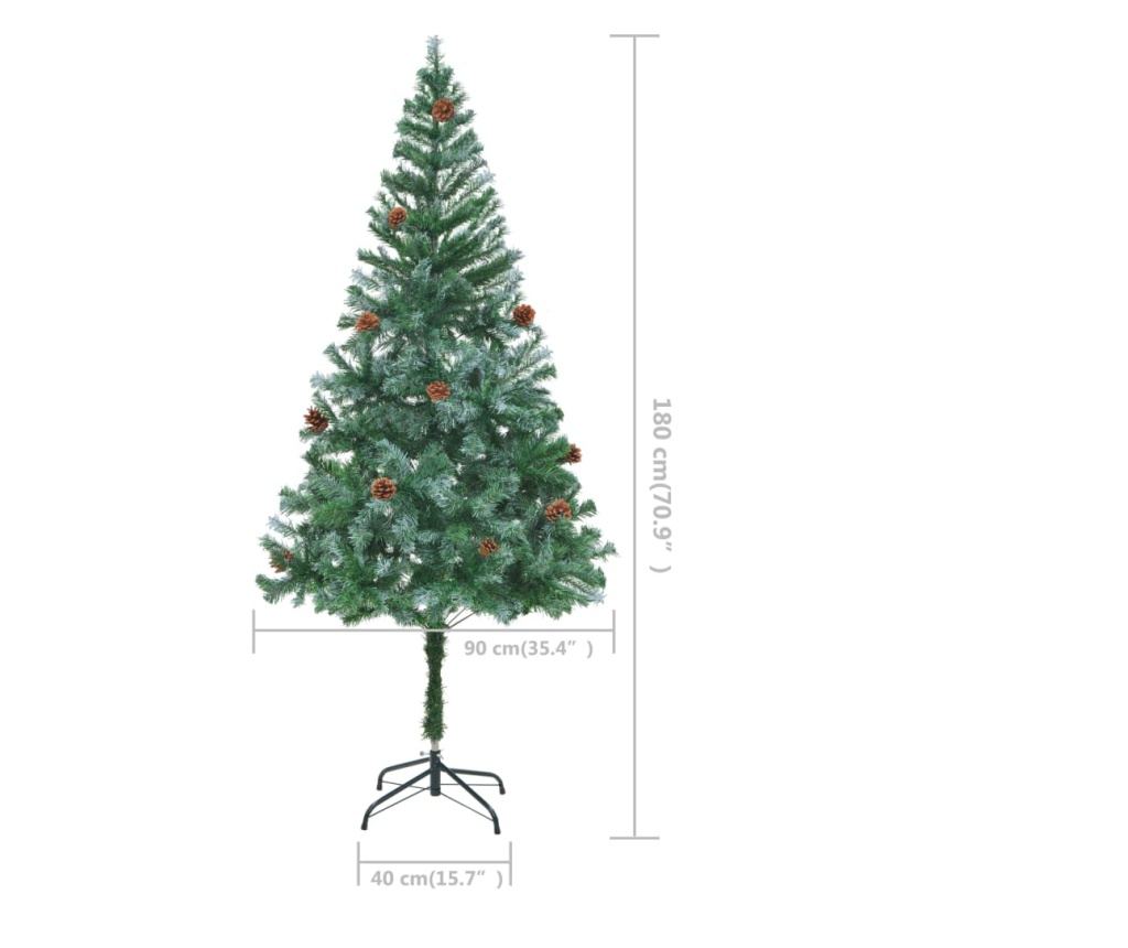Božićno drvce s češerima 180 cm - 7