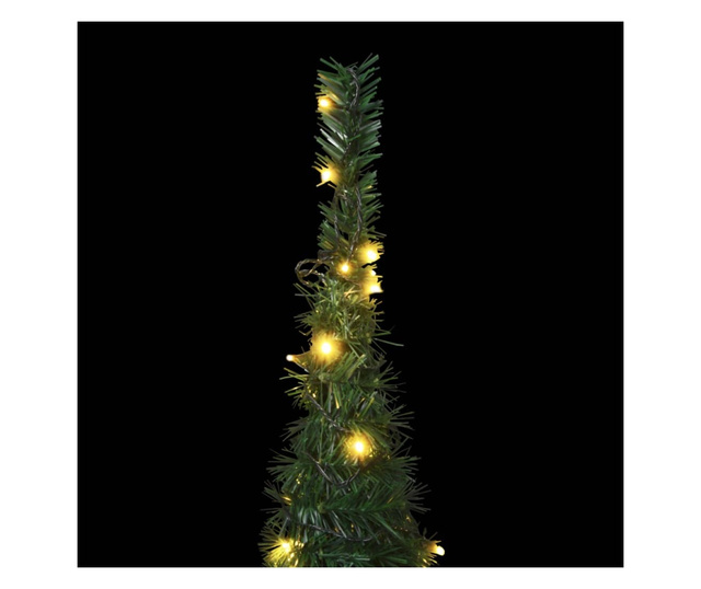 Prigodno umjetno božićno drvce s LED svjetlima zeleno 150 cm