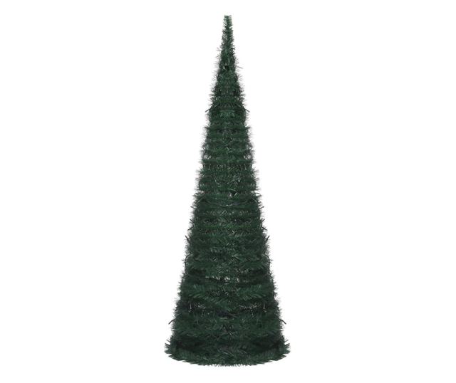 Prigodno umjetno božićno drvce s LED žaruljama zeleno 180 cm