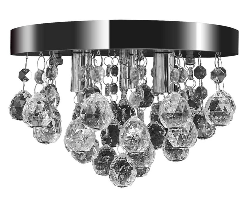 Viseća Lampa s Kristalima od Kroma - 3