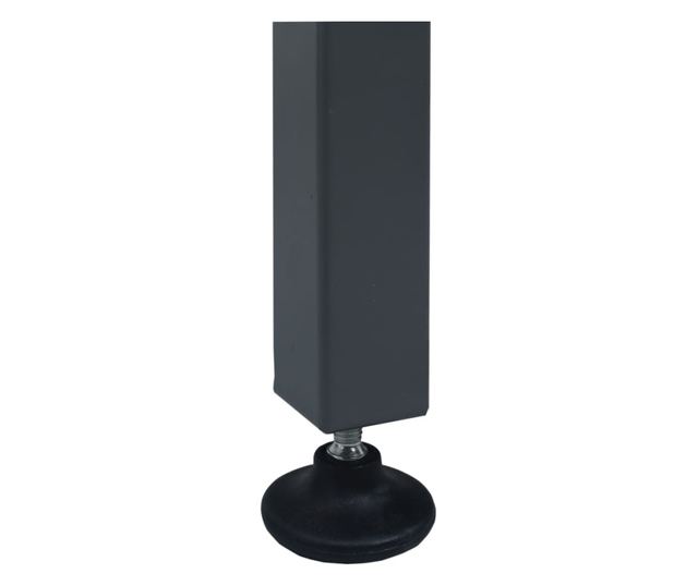 Banc de lucru, negru, 120 x 60 x 85 cm, otel