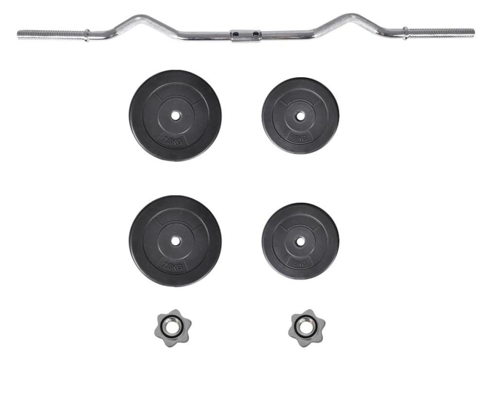 Šipka s Utezima 30 kg - 7