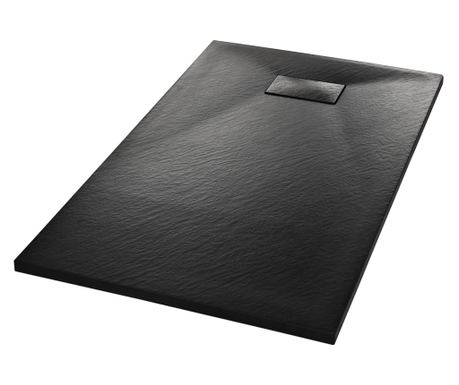 Sprchová vanička SMC černá 120 x 70 cm