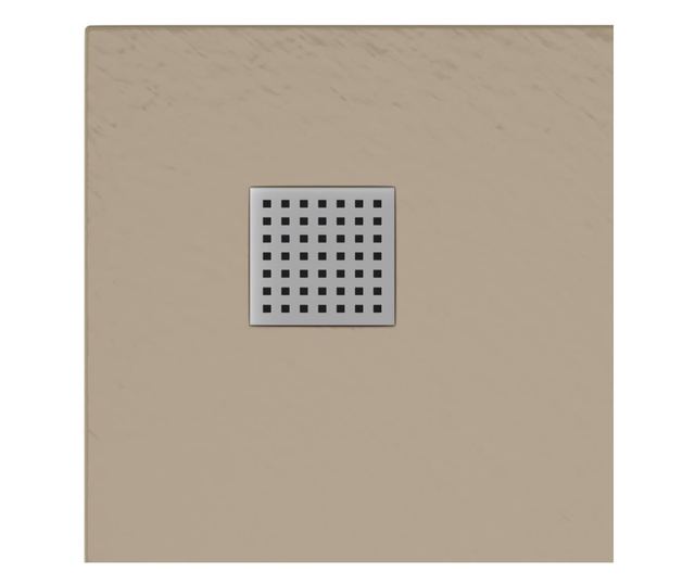Душ корито, SMC, кафяво, 90x90 см