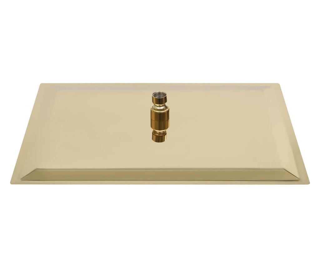 Rainshower душ пита, инокс, 40x30 cм, правоъгълна, златиста - 5