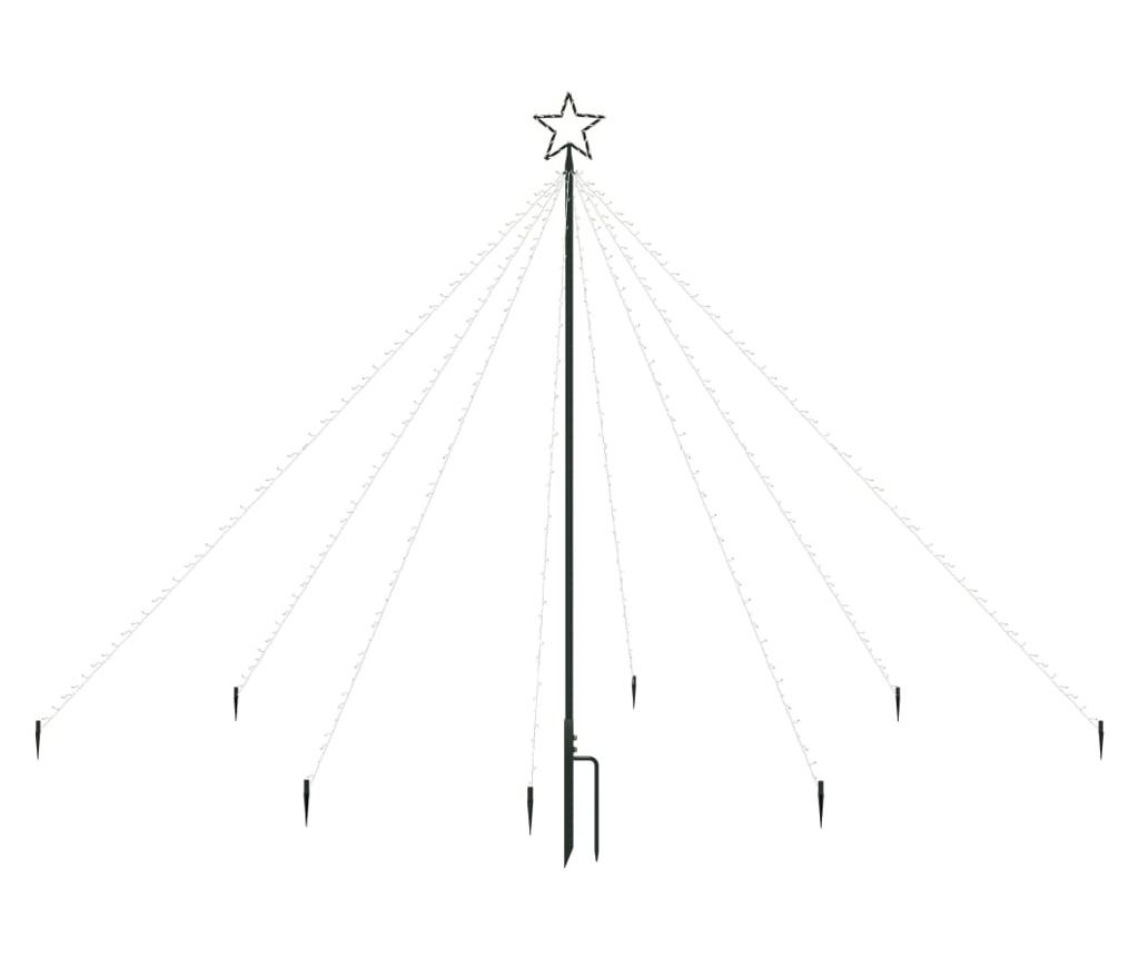 Vodopad svjetla za božićno drvce 400 LED-ica u boji 2,5 m - 4