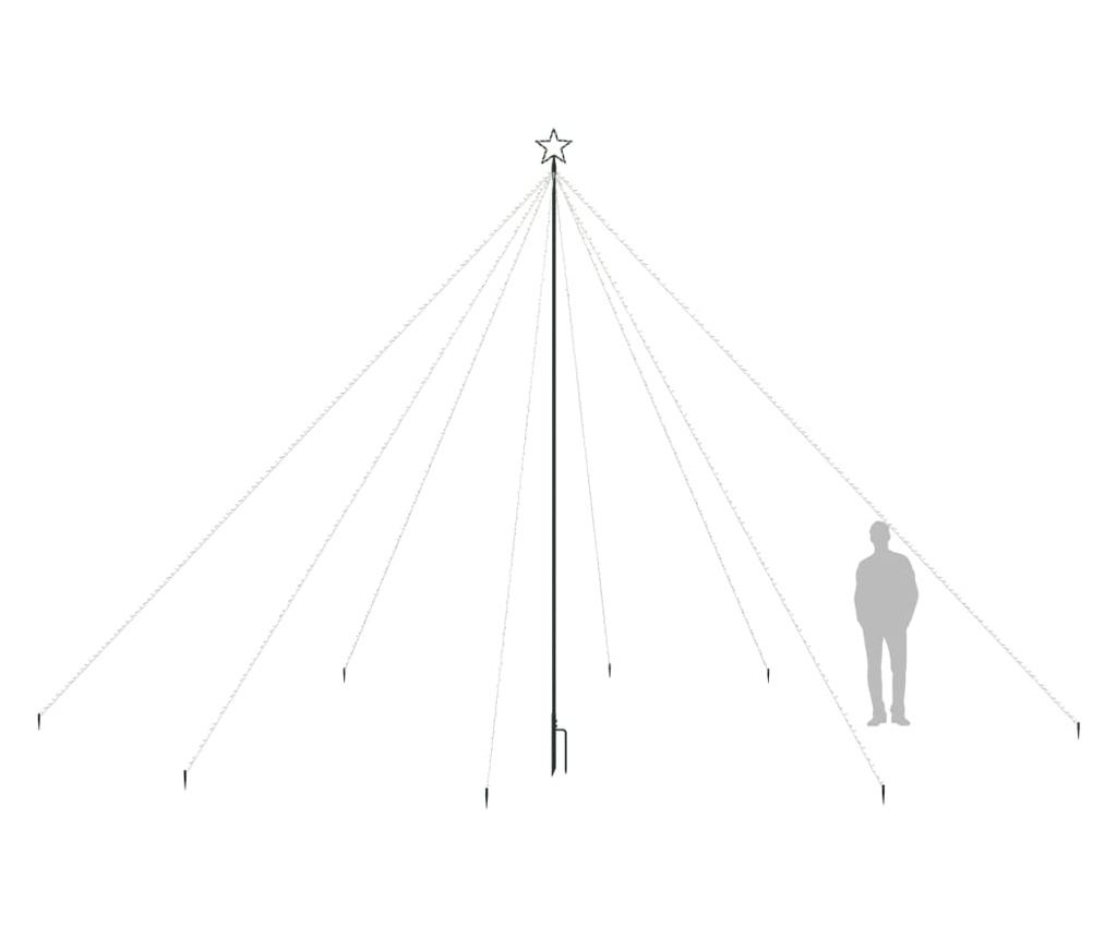 input: "Cascadă lumini brad Crăciun 800 leduri colorat 5 m, int./ext."

output: "Svjetlosni vodopad božićno drvce 800 šarenih LE - 3