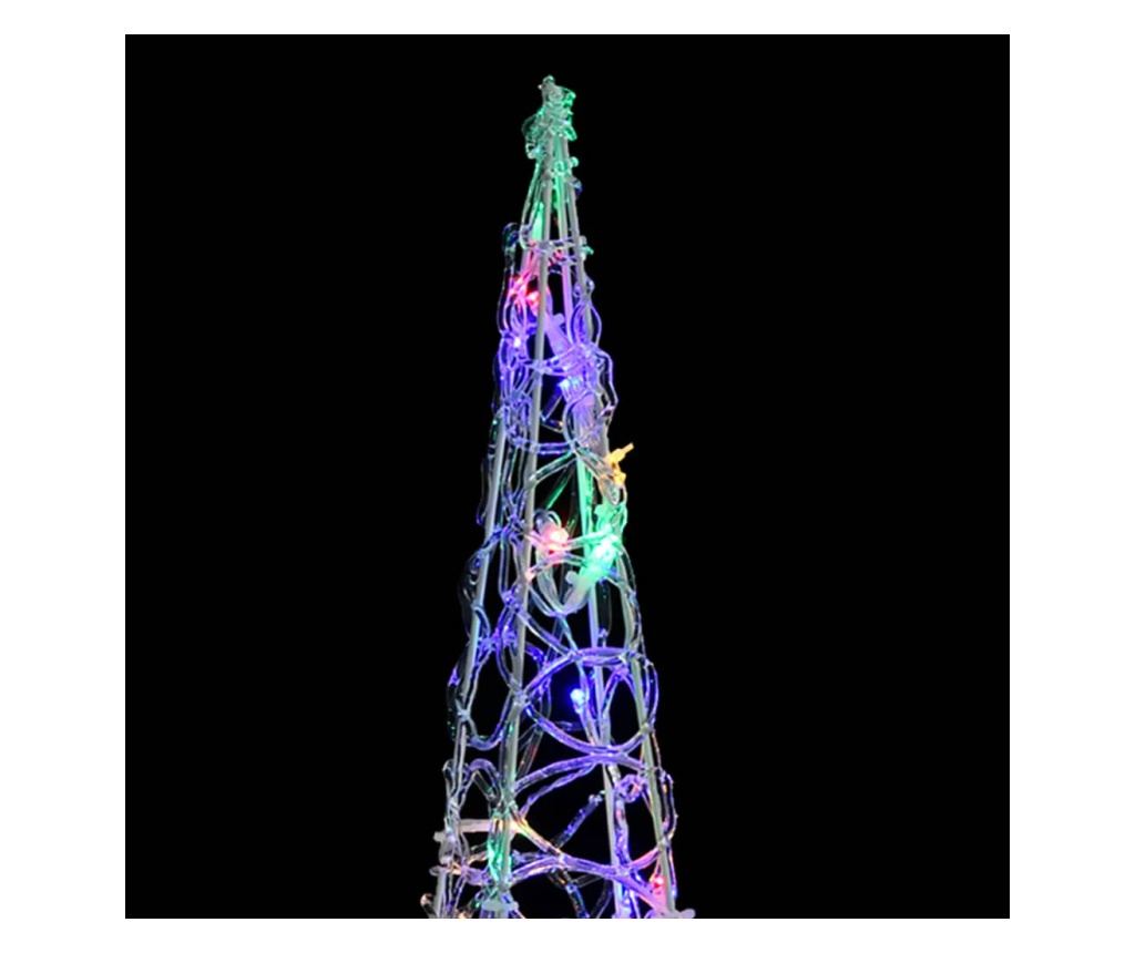 Dekorativni LED konus u više boja, 90 cm, akril - 5