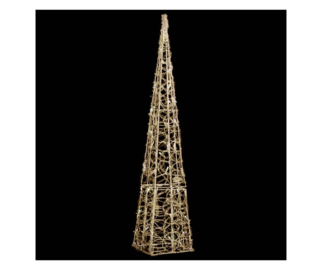 Ukrasni LED svjetlosni stožac, toplo bijelo svjetlo, 90 cm, akril - 2